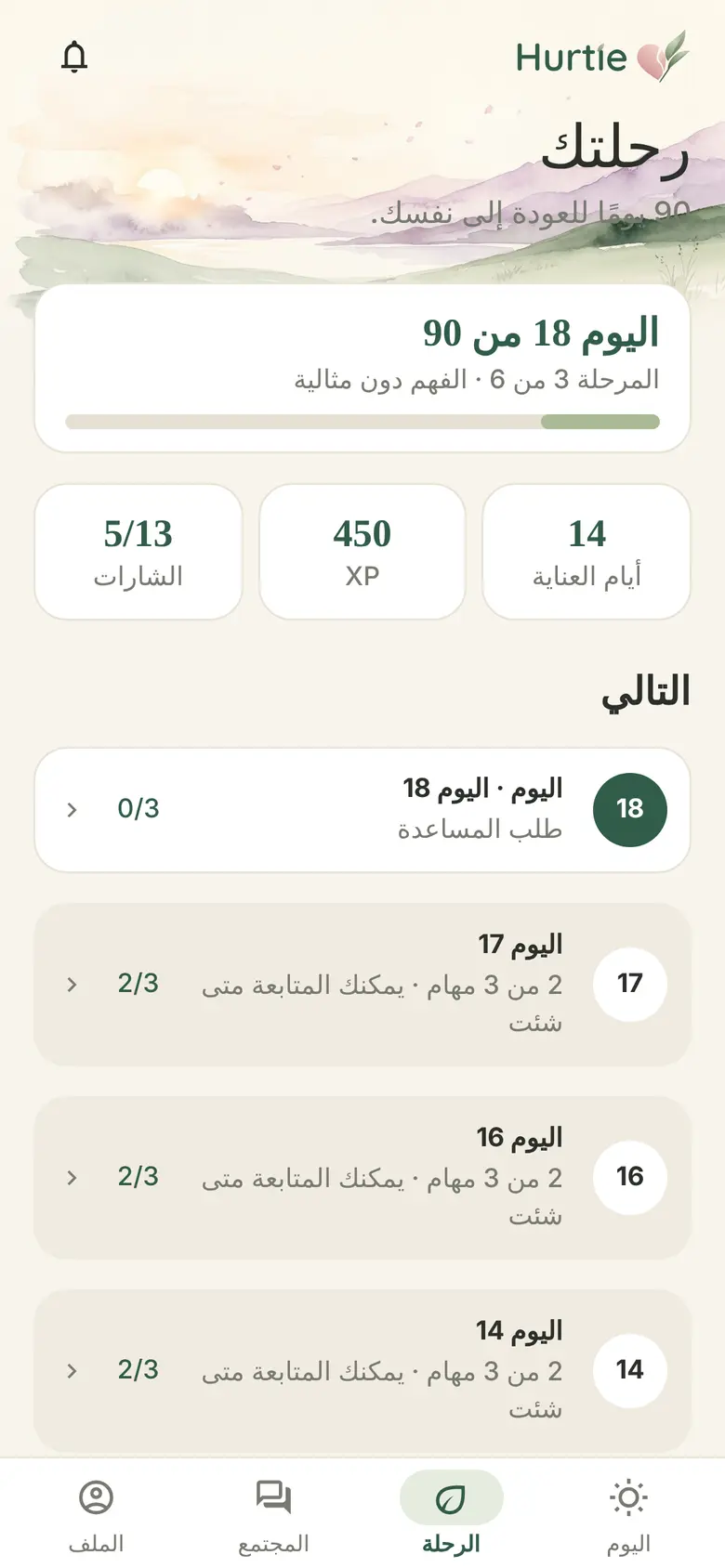 تقدّمك