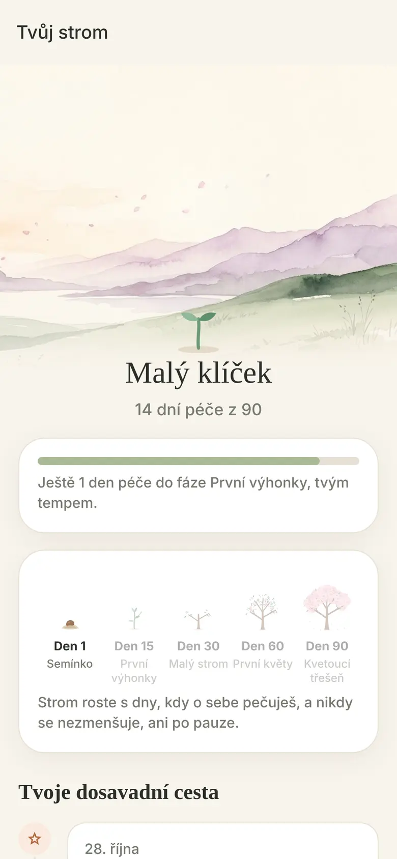 Strom, který roste s tebou