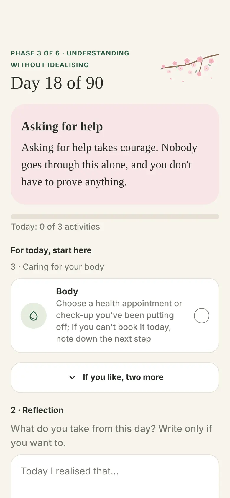 Daily activity