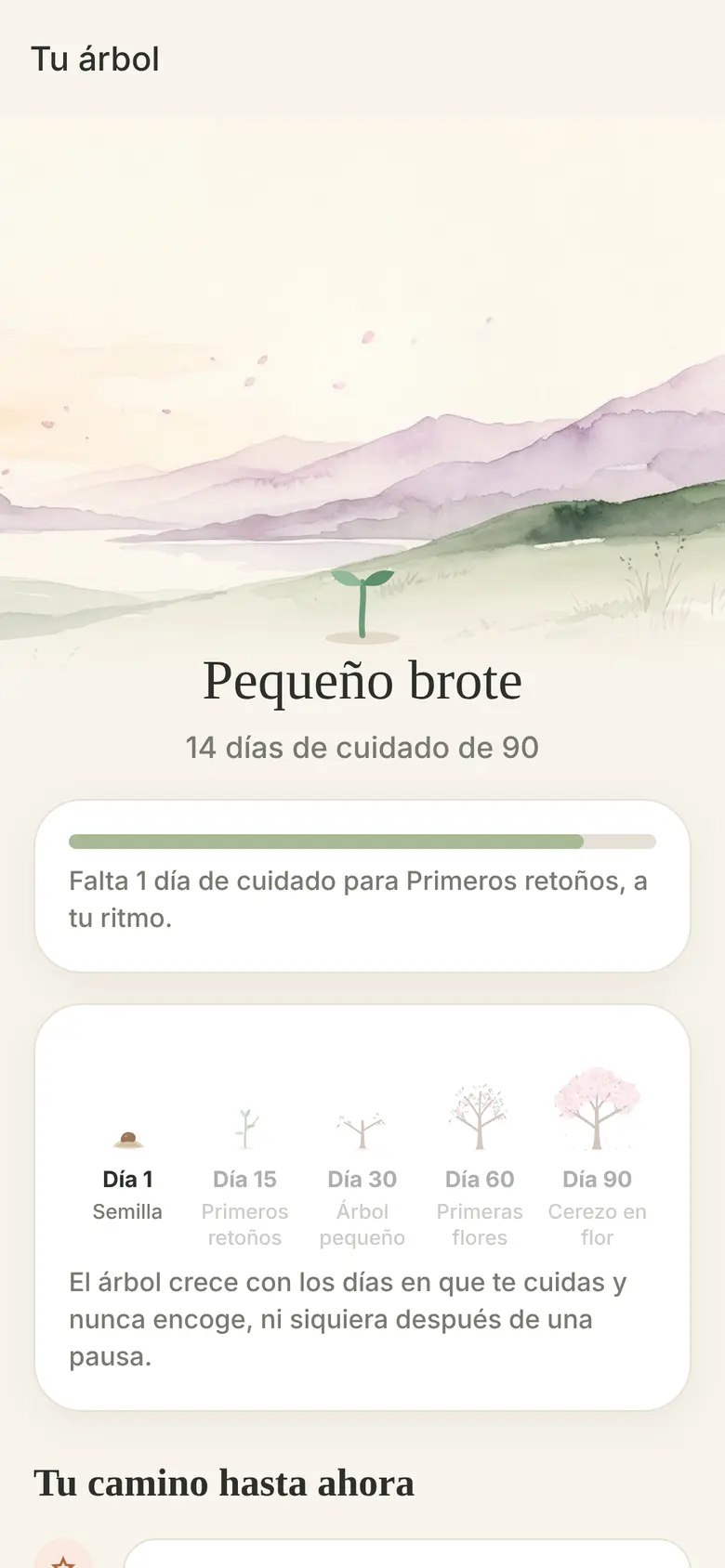 Un árbol que crece contigo