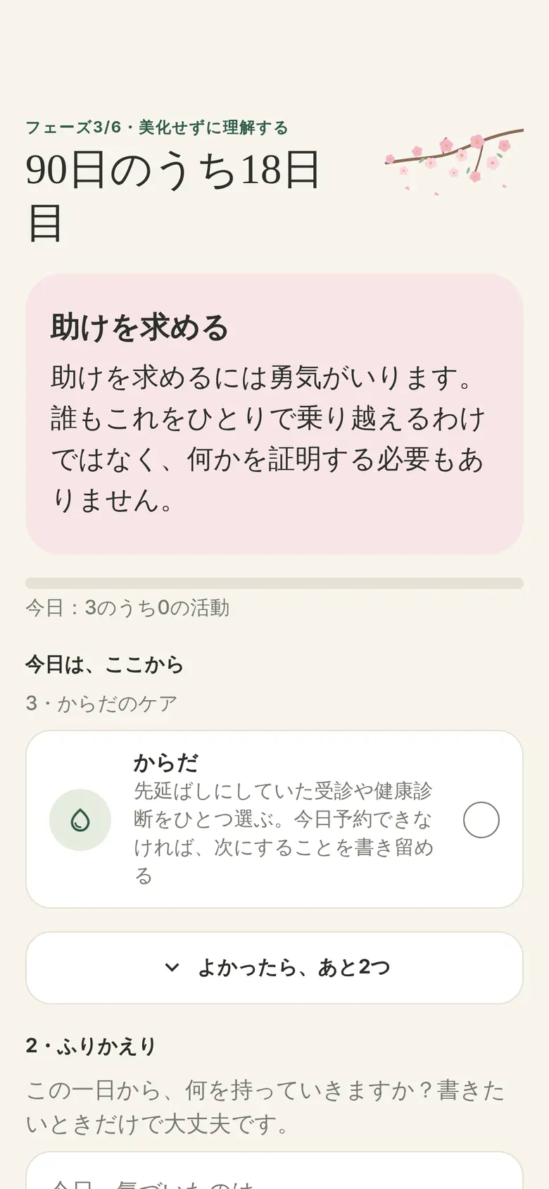 毎日の活動
