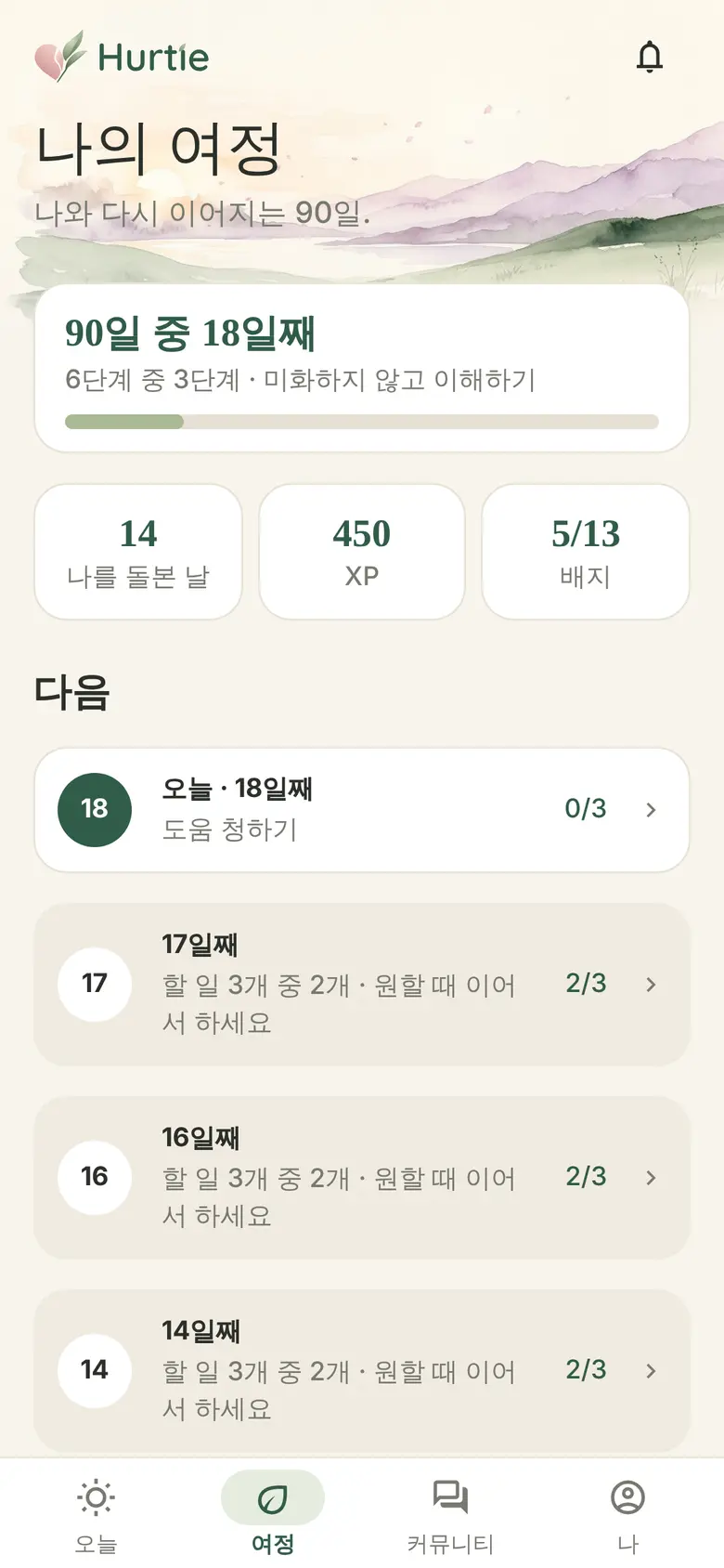 나의 걸음