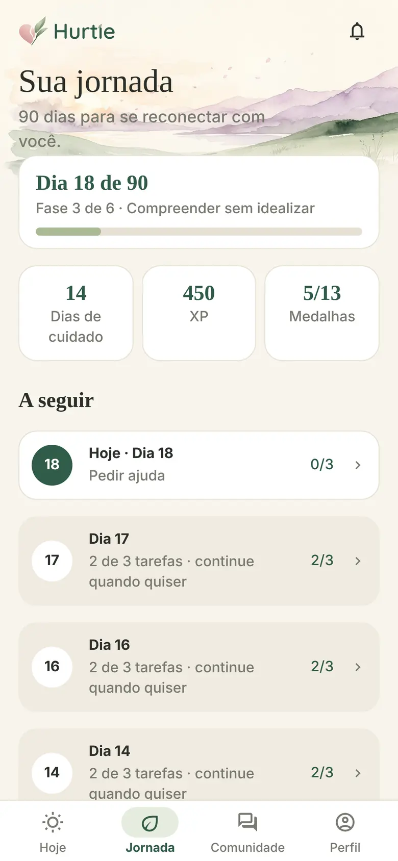 Seu progresso