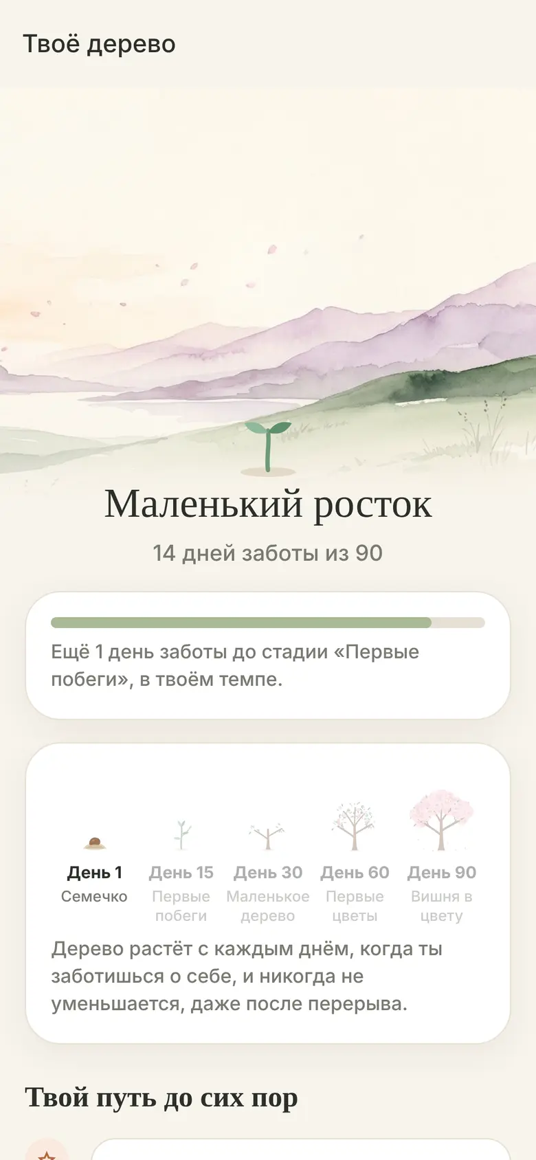 Дерево, которое растёт вместе с тобой