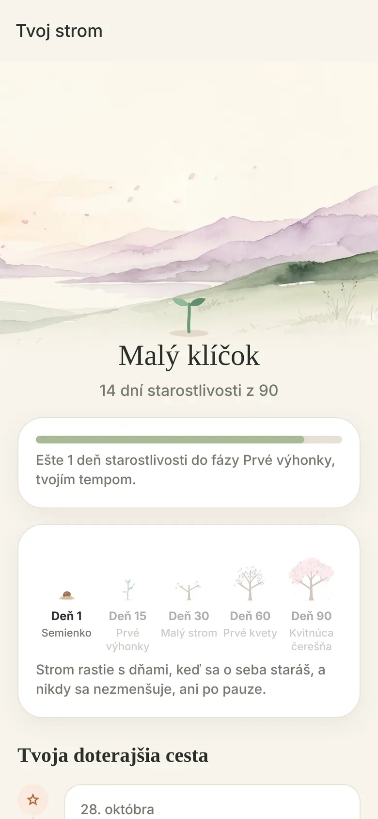 Strom, ktorý rastie s tebou
