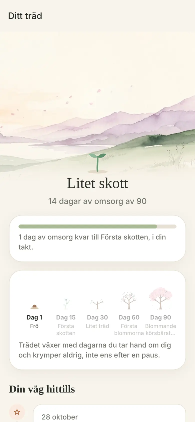 Ett träd som växer med dig